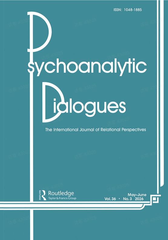 《精神分析对话》(Psychoanalytic Dialogues)封面
